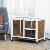 Double-Level Rabbit Cage