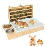 Rabbit Cage & Hay Rack