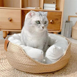 Rattan Cat Bed