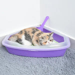 Corner Cat Litter