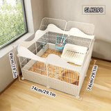 Easy-Clean Plastic Cage