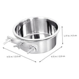 Steel Hamster Dish