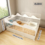 Easy-Clean Plastic Cage