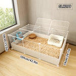 Easy-Clean Plastic Cage