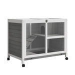 Double-Level Rabbit Cage